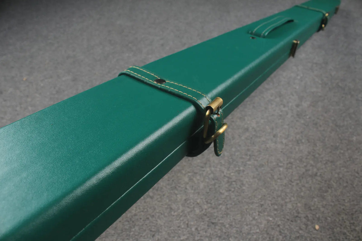 1 piece  leather snooker cue case with 2 slots WOODS CUES