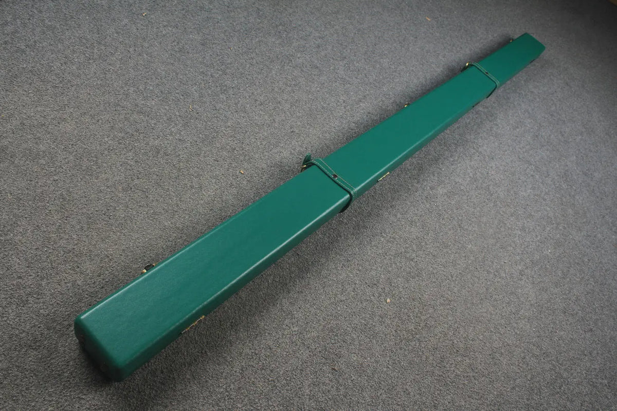1 piece  leather snooker cue case with 2 slots WOODS CUES
