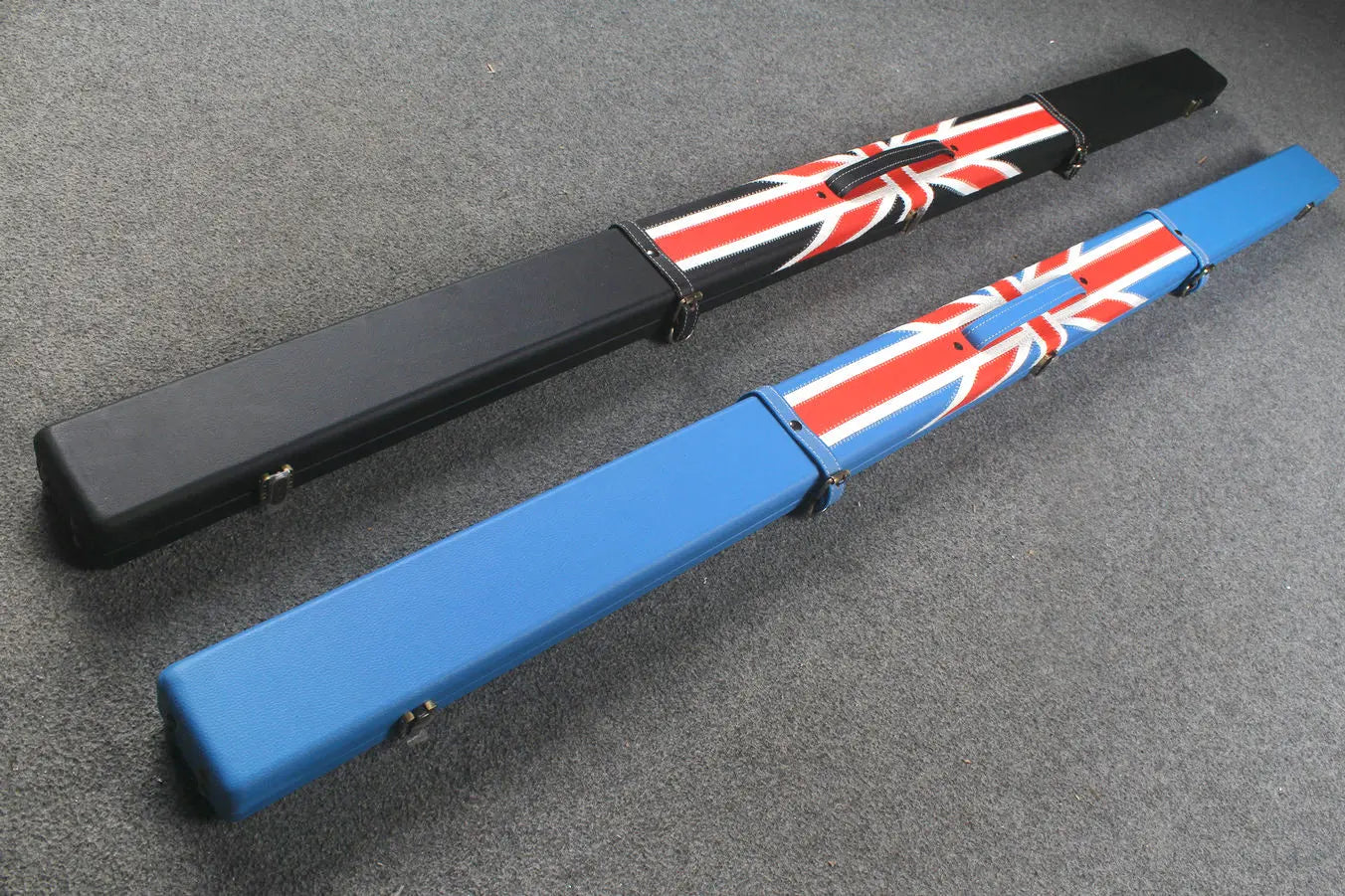 1 piece  leather snooker cue case with 2 slots WOODS CUES