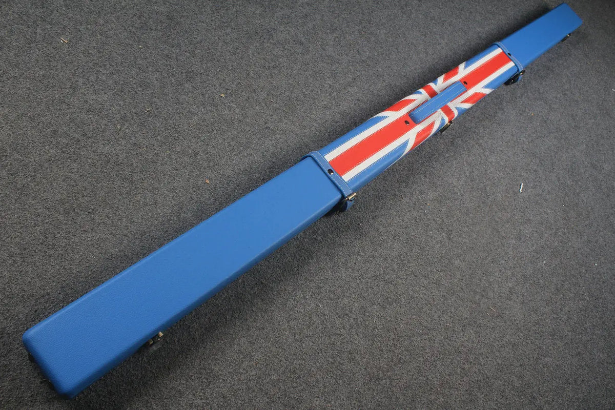 1 piece  leather snooker cue case with 2 slots WOODS CUES