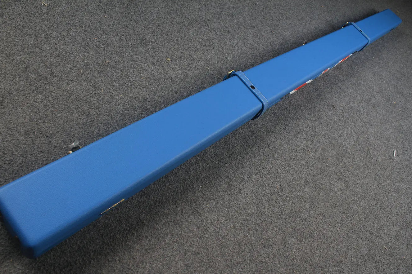1 piece  leather snooker cue case with 2 slots WOODS CUES
