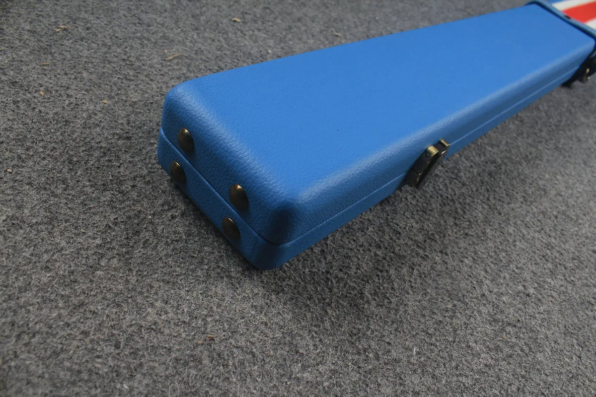 1 piece  leather snooker cue case with 2 slots WOODS CUES