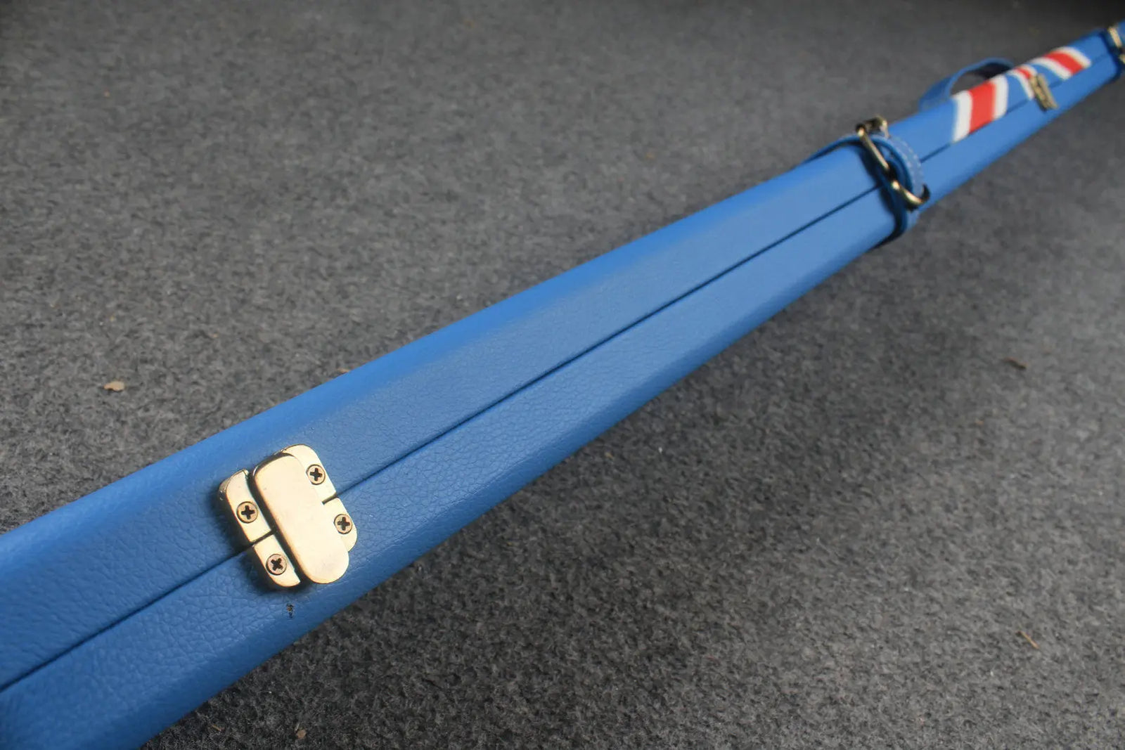 1 piece  leather snooker cue case with 2 slots WOODS CUES