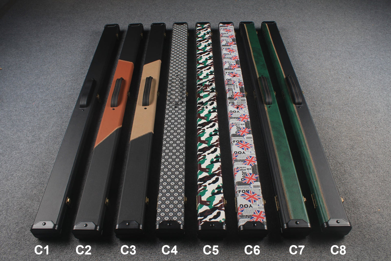 3/4 ash 59'' english pool cue  #6028 - #6033 WOODS CUES