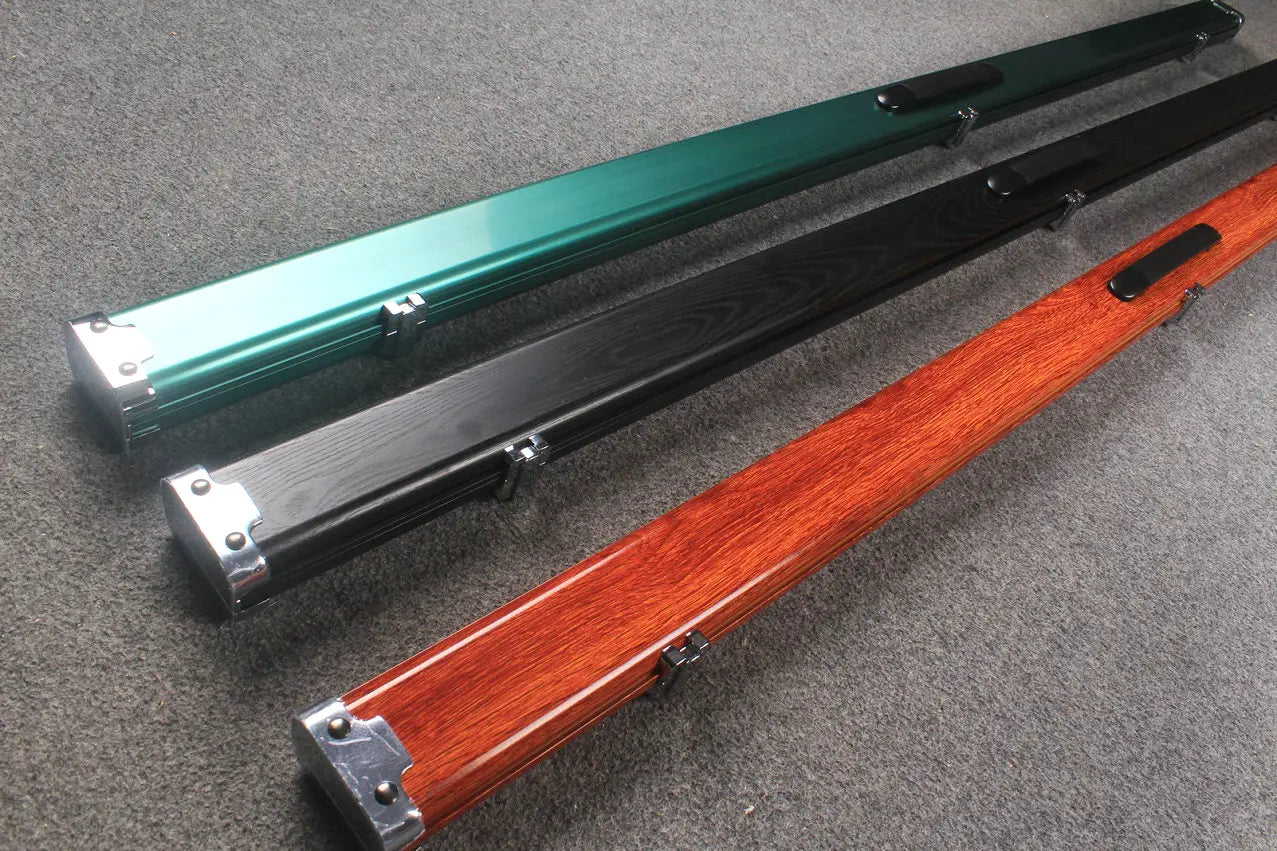 1 Piece deluex slimline Aluminium Case With 2 Slots WOODS CUES