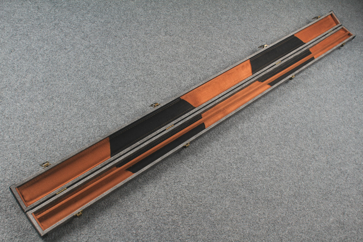 1 piece  leather snooker cue case with 2 slots