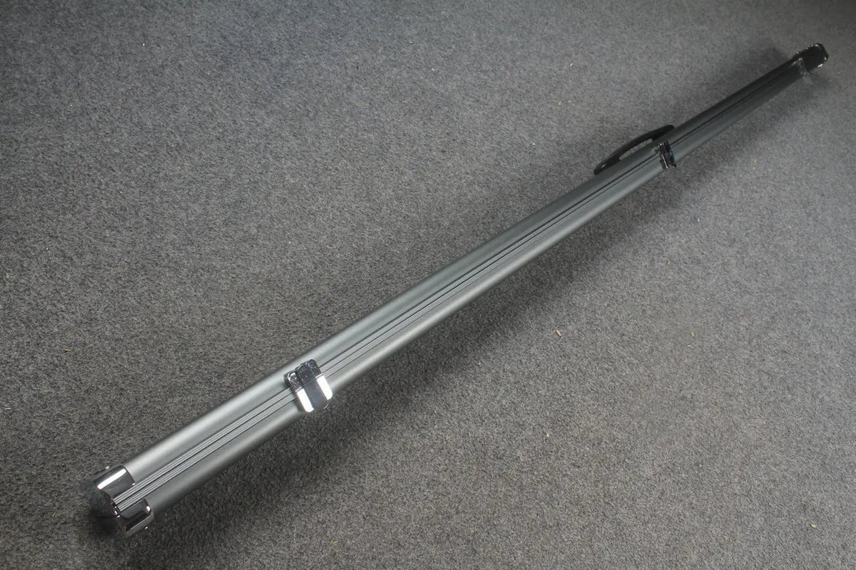 1 piece deluex slimline aluminium case with 2 slots WOODS CUES