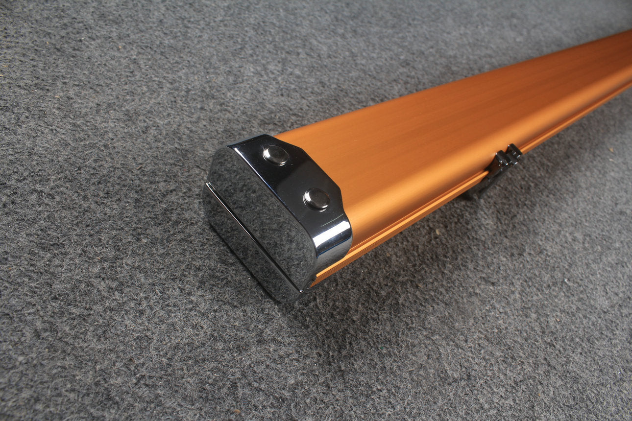 1 piece deluex slimline aluminium case with 2 slots