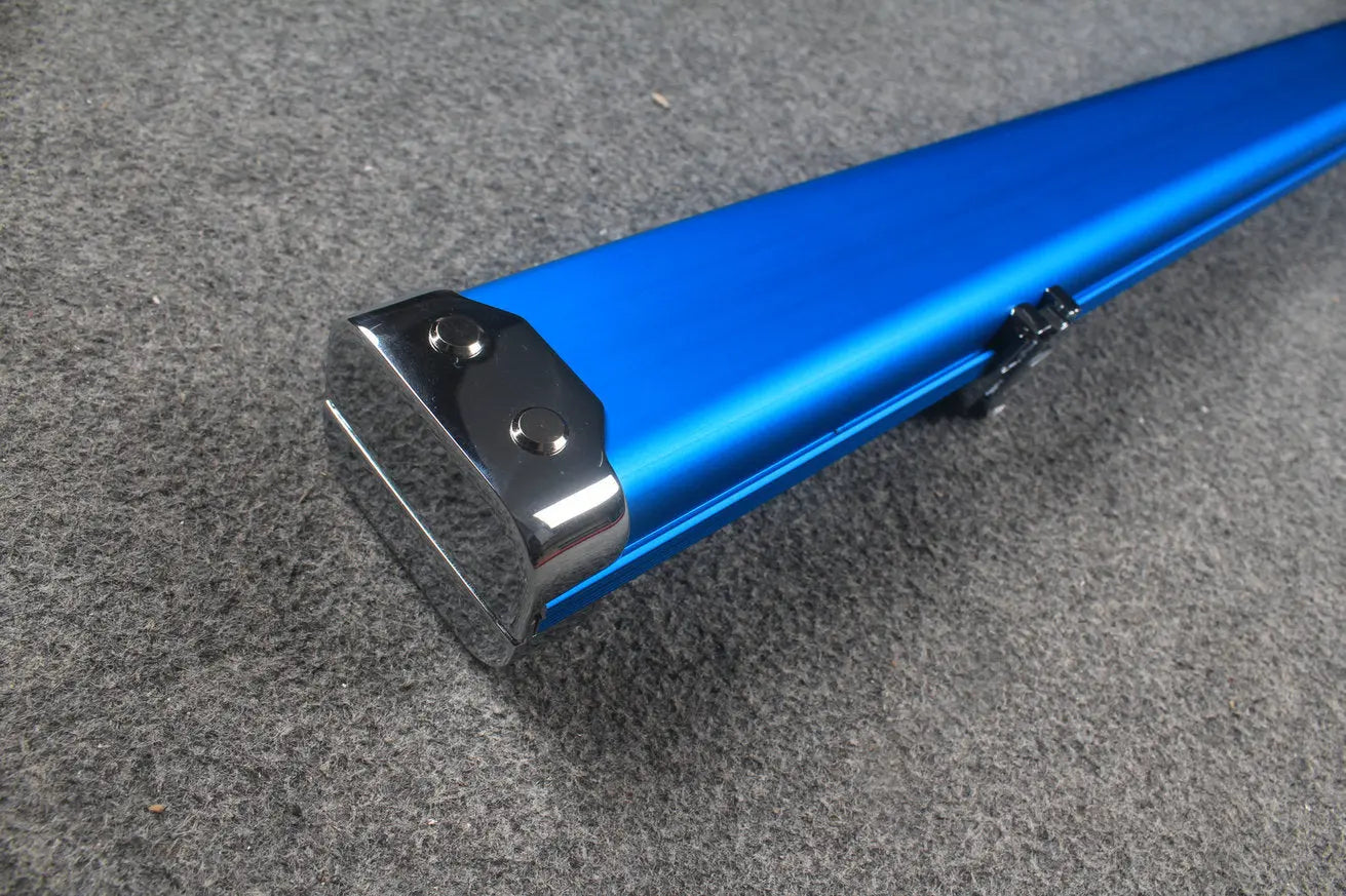 1 piece deluex slimline aluminium case with 2 slots WOODS CUES