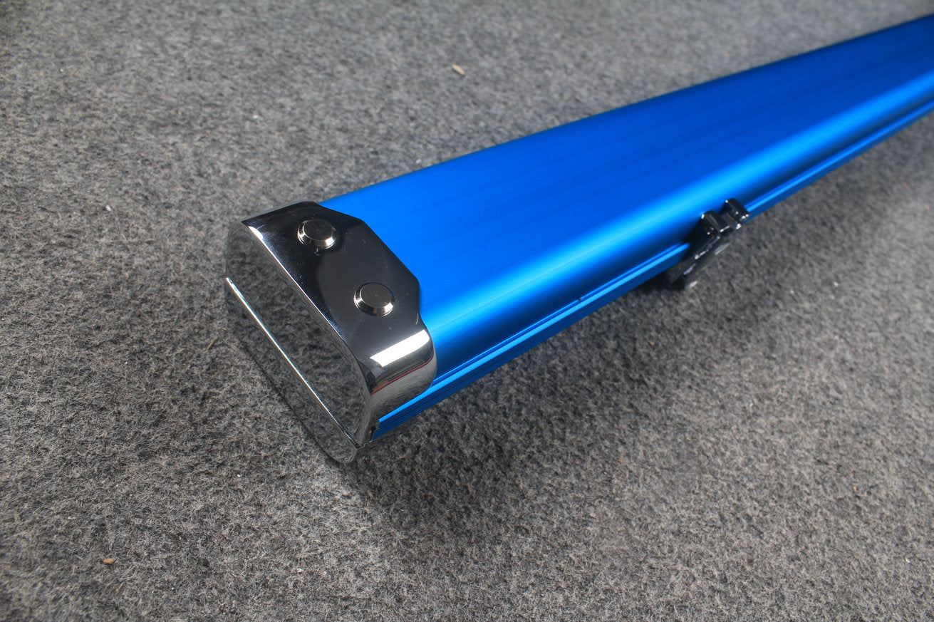 1 piece deluex slimline aluminium case with 2 slots