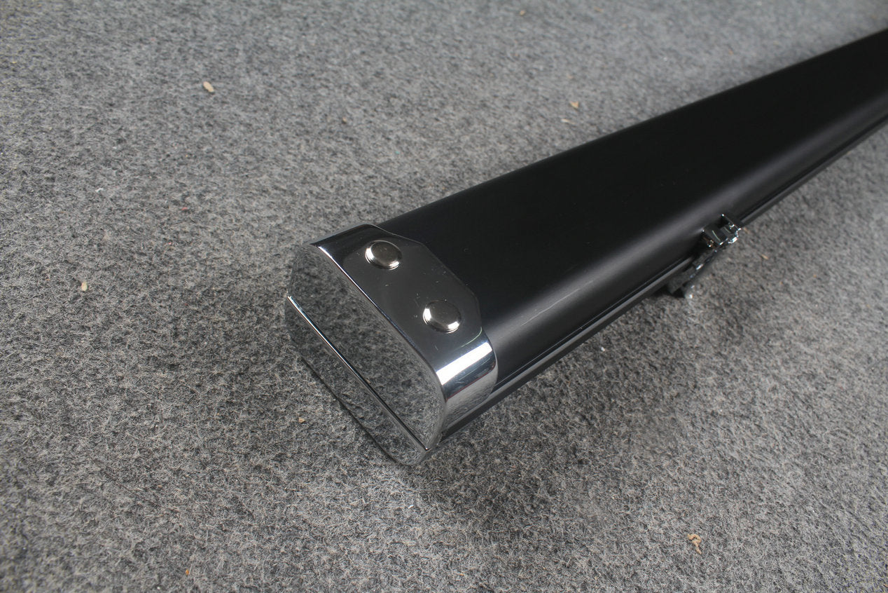 1 piece deluex slimline aluminium case with 2 slots