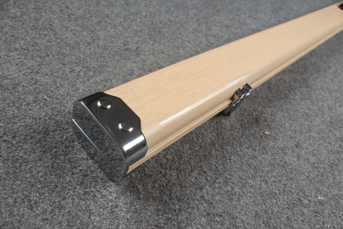 1 piece deluex slimline aluminium case with 2 slots WOODS CUES