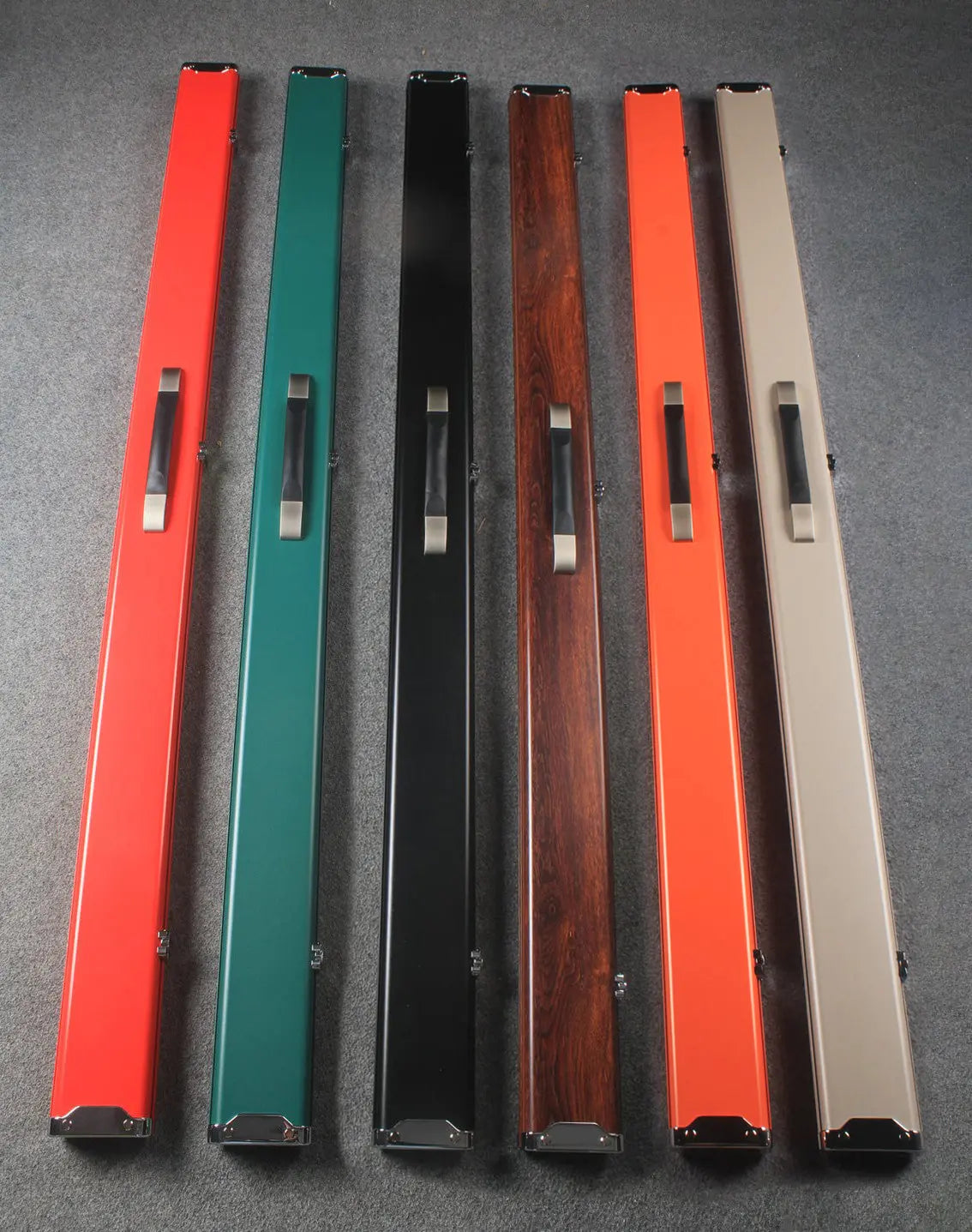 deluxe one piece aluminium cue case with 3 slots -153cm WOODS CUES