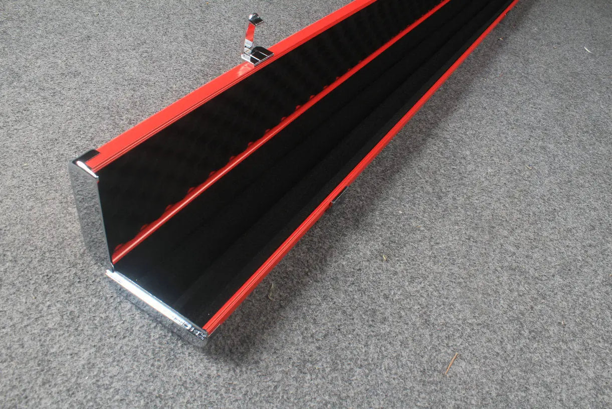 deluxe one piece aluminium cue case with 3 slots -153cm WOODS CUES