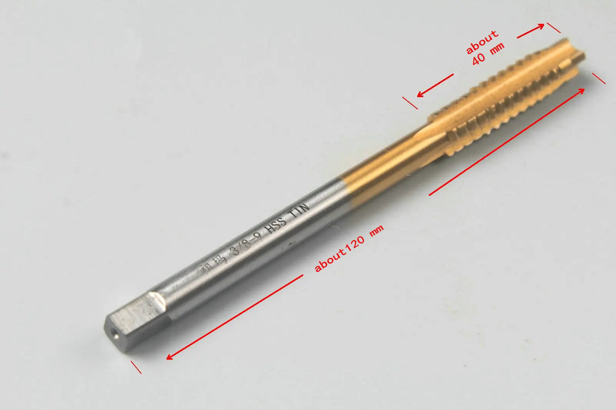 Tap for Pool Cue Joint Pin Installation 4 size - Straight Flute Tap,Twist Drill Bit WOODS CUES