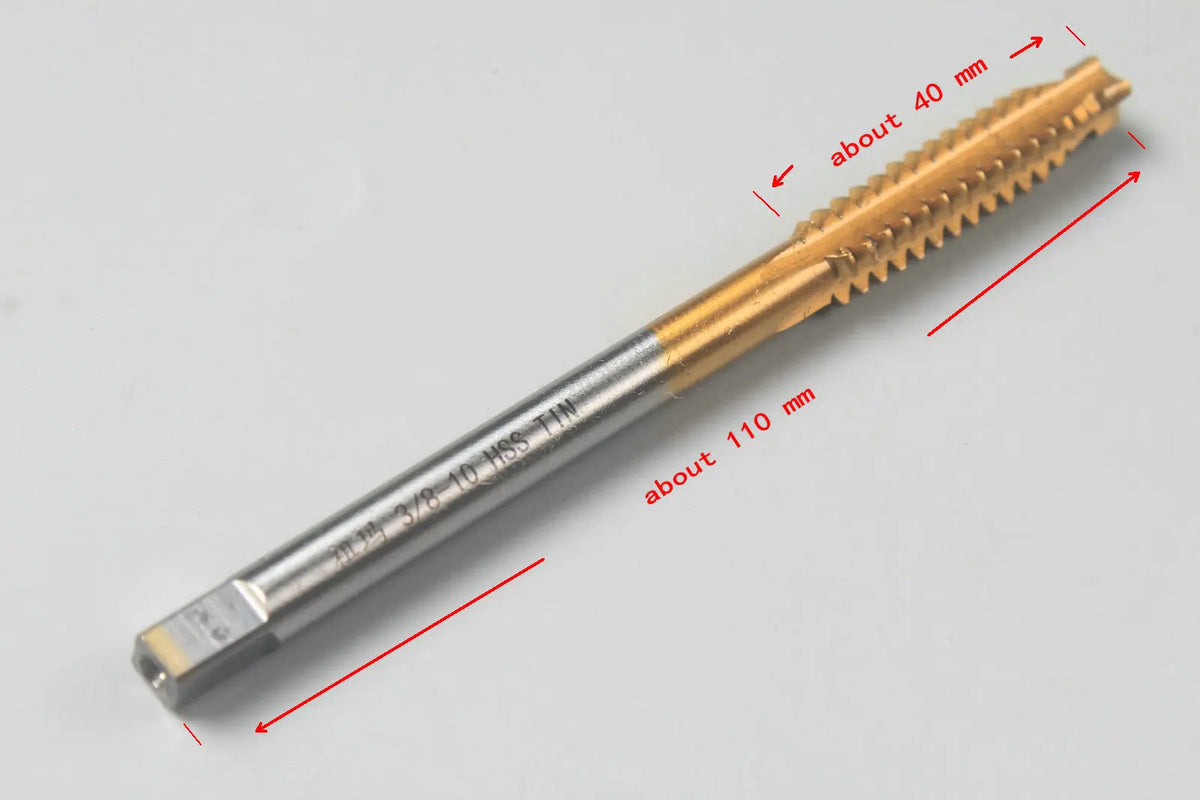 Tap for Pool Cue Joint Pin Installation 4 size - Straight Flute Tap,Twist Drill Bit WOODS CUES
