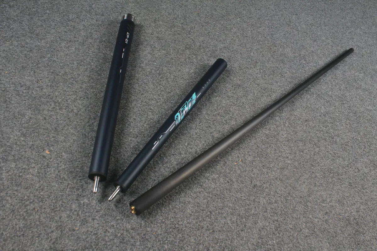 3 Piece Carbon Fiber Shaft  Billiards  Punch&Jump  Cue Stick 12.5 mm Tip Formula series little monster