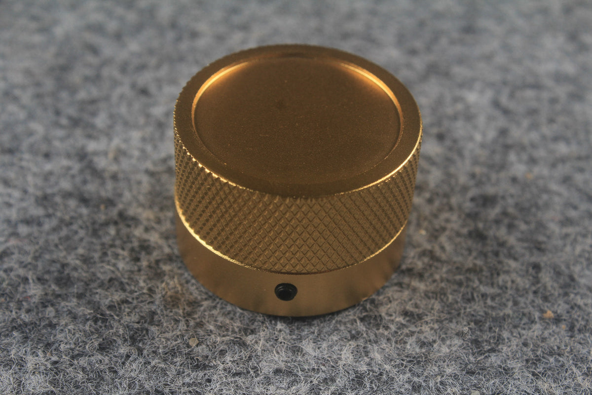 Gold aluminium magnetic chalk holder - top view