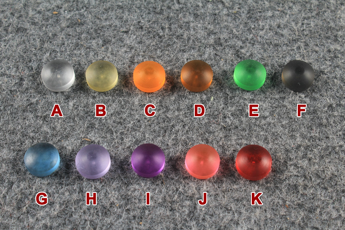 colorful Glass Fiber Tip for Break Jump cue 14 mm