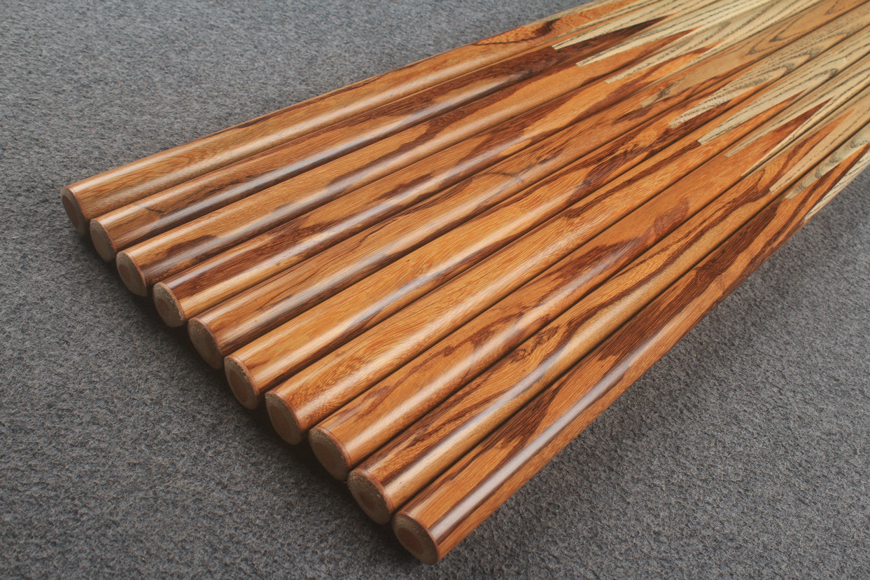 1 piece ash club cues Marblewood butt