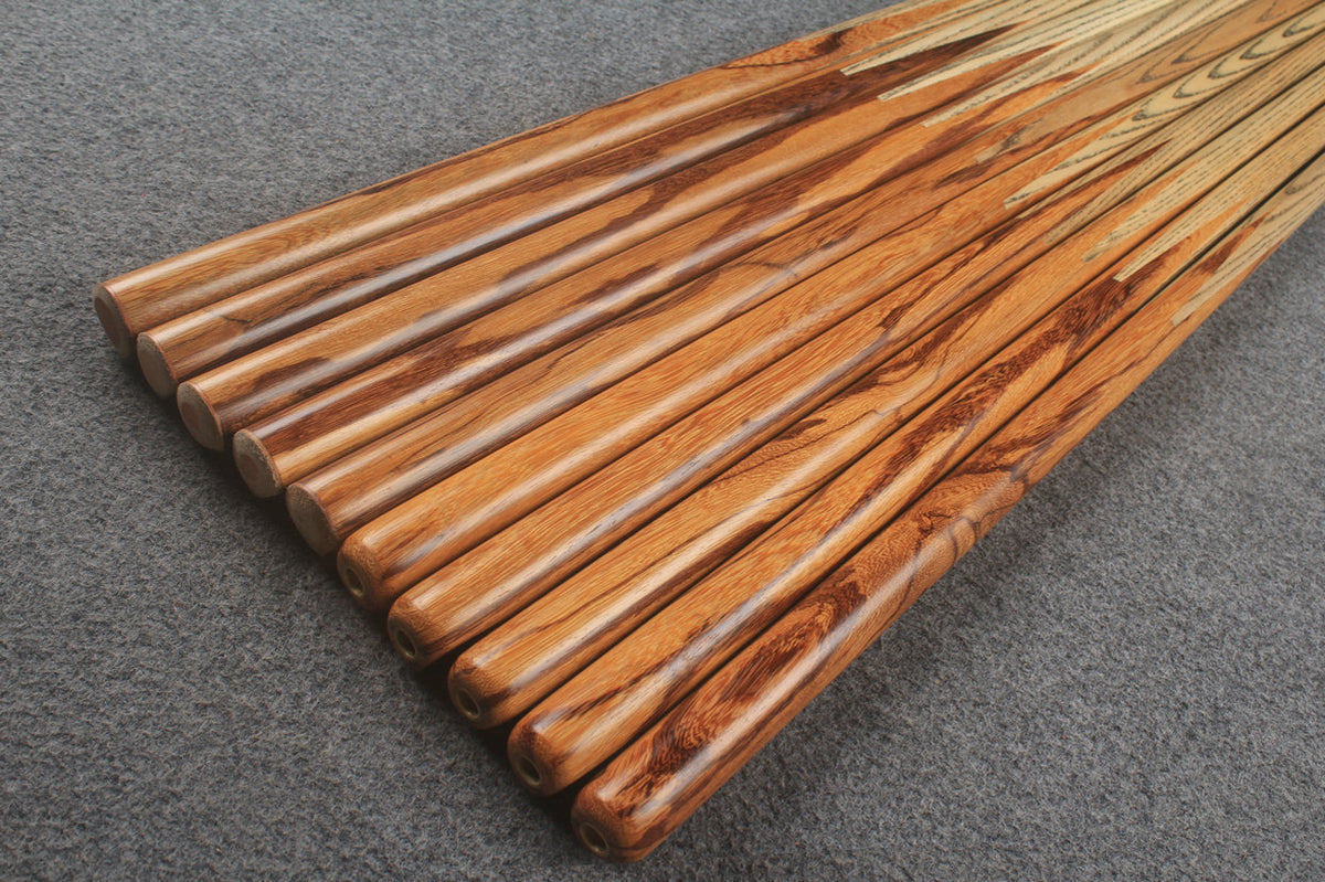 1 piece ash club cues Marblewood butt 8.5mm / 9.5mm