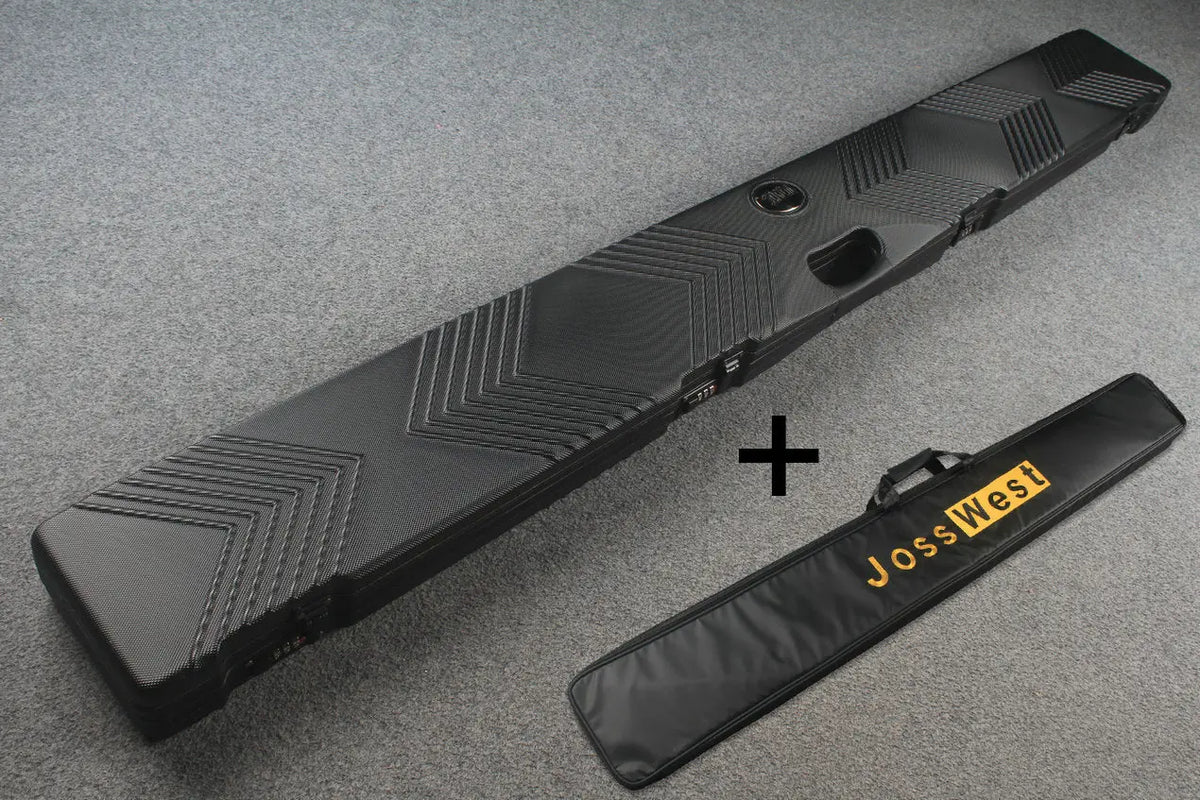 Woods one piece snooker / pool code cue case WOODS CUES