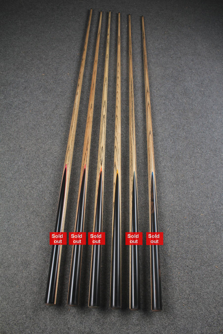 1 piece ash english 8 ball pool break cue