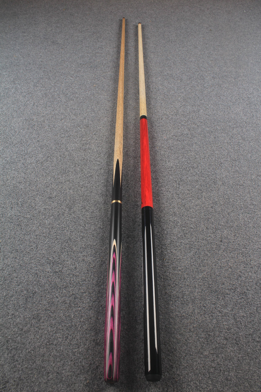 3/4 ASH chinese 8 ball pool cue + 1/2 break cue + case # 129