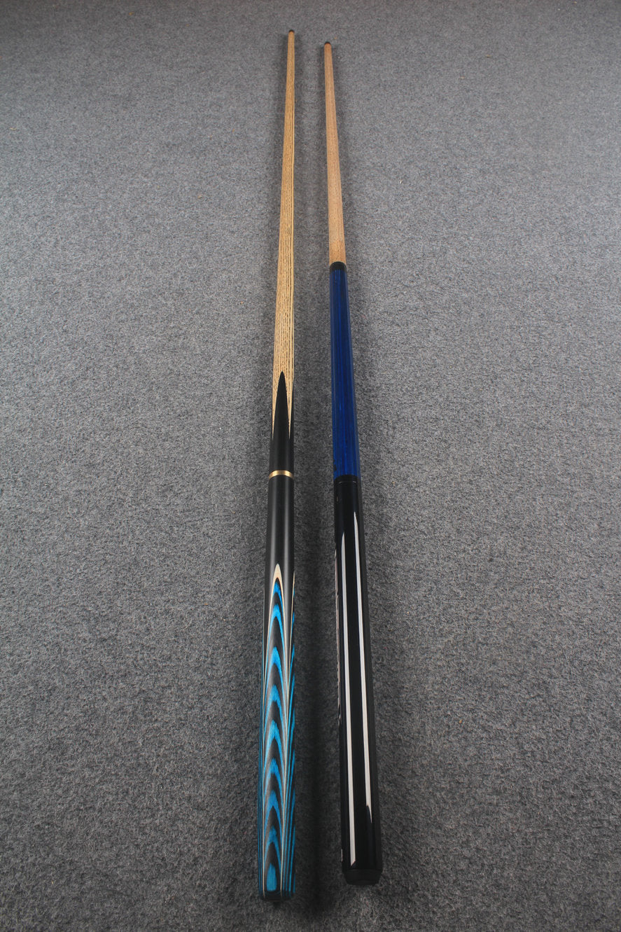 3/4 ASH chinese 8 ball pool cue + 1/2 break cue + case # 130