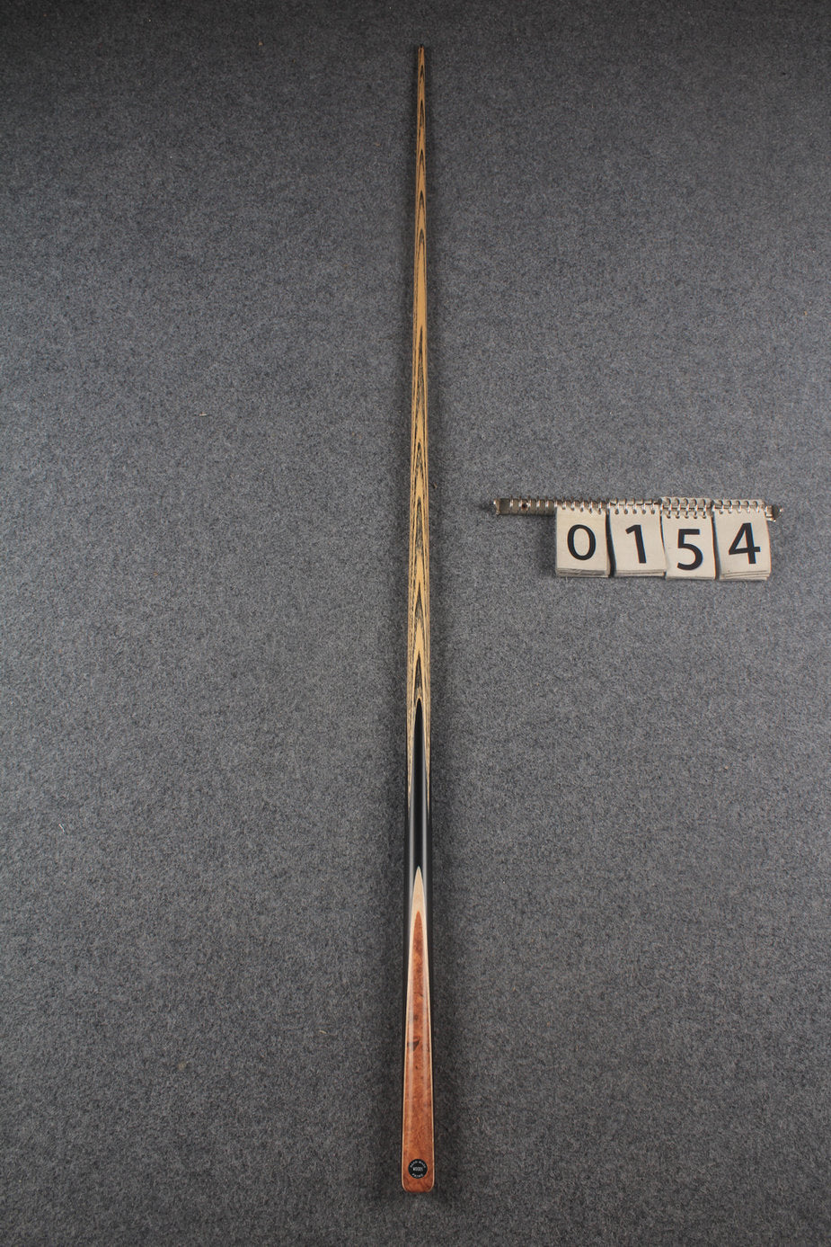 1 piece ash english pool cue # 154