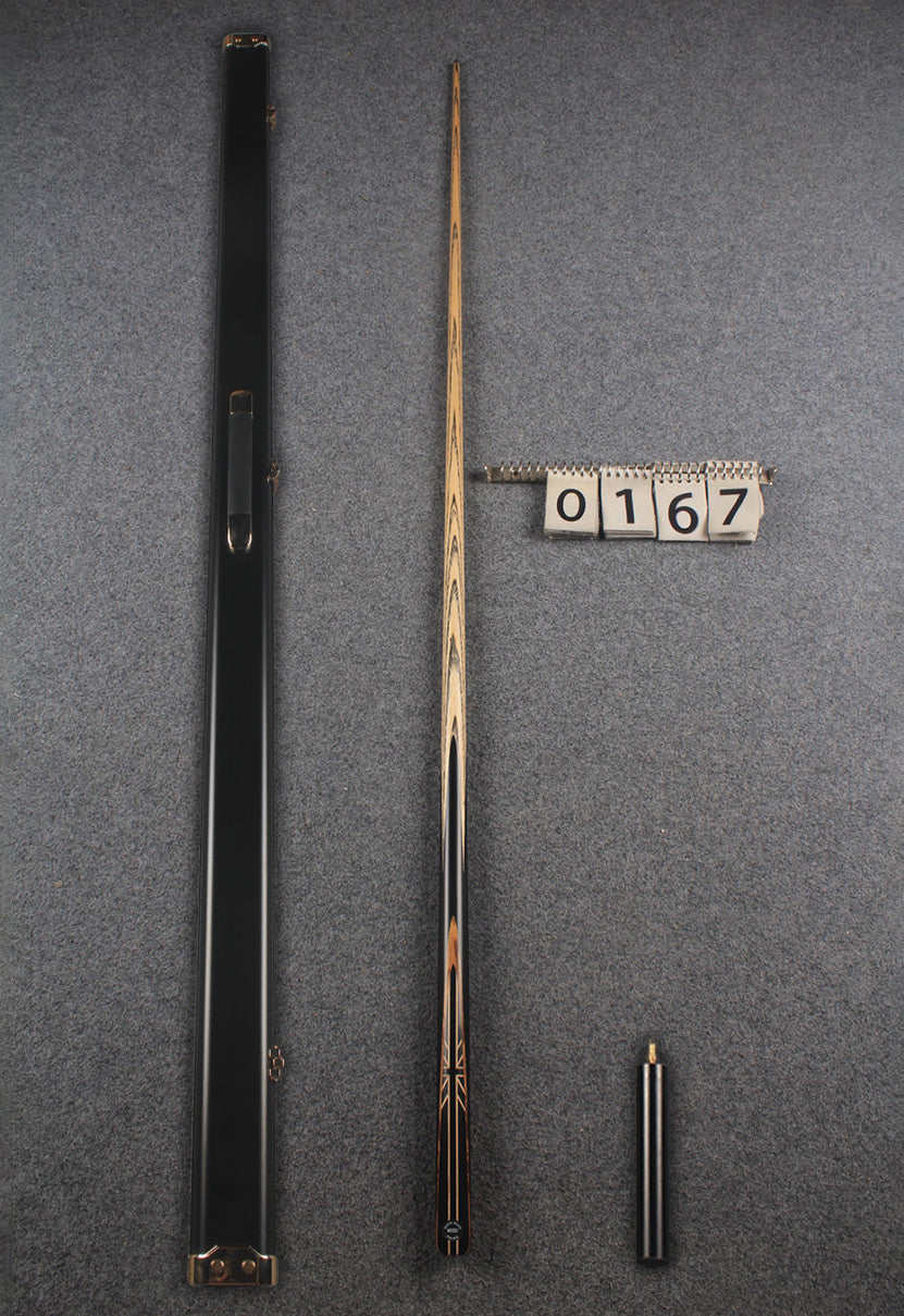 1 piece ash english pool cue # 167