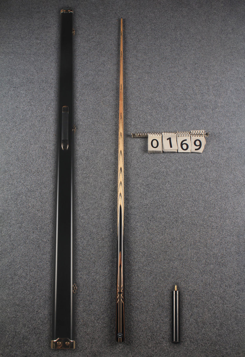 1 piece ash english pool cue # 169