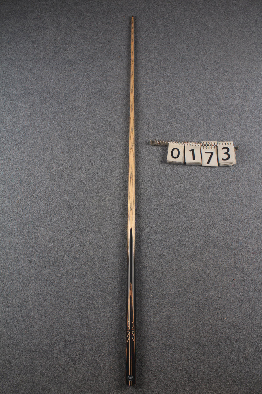 1 piece ash english pool cue # 173