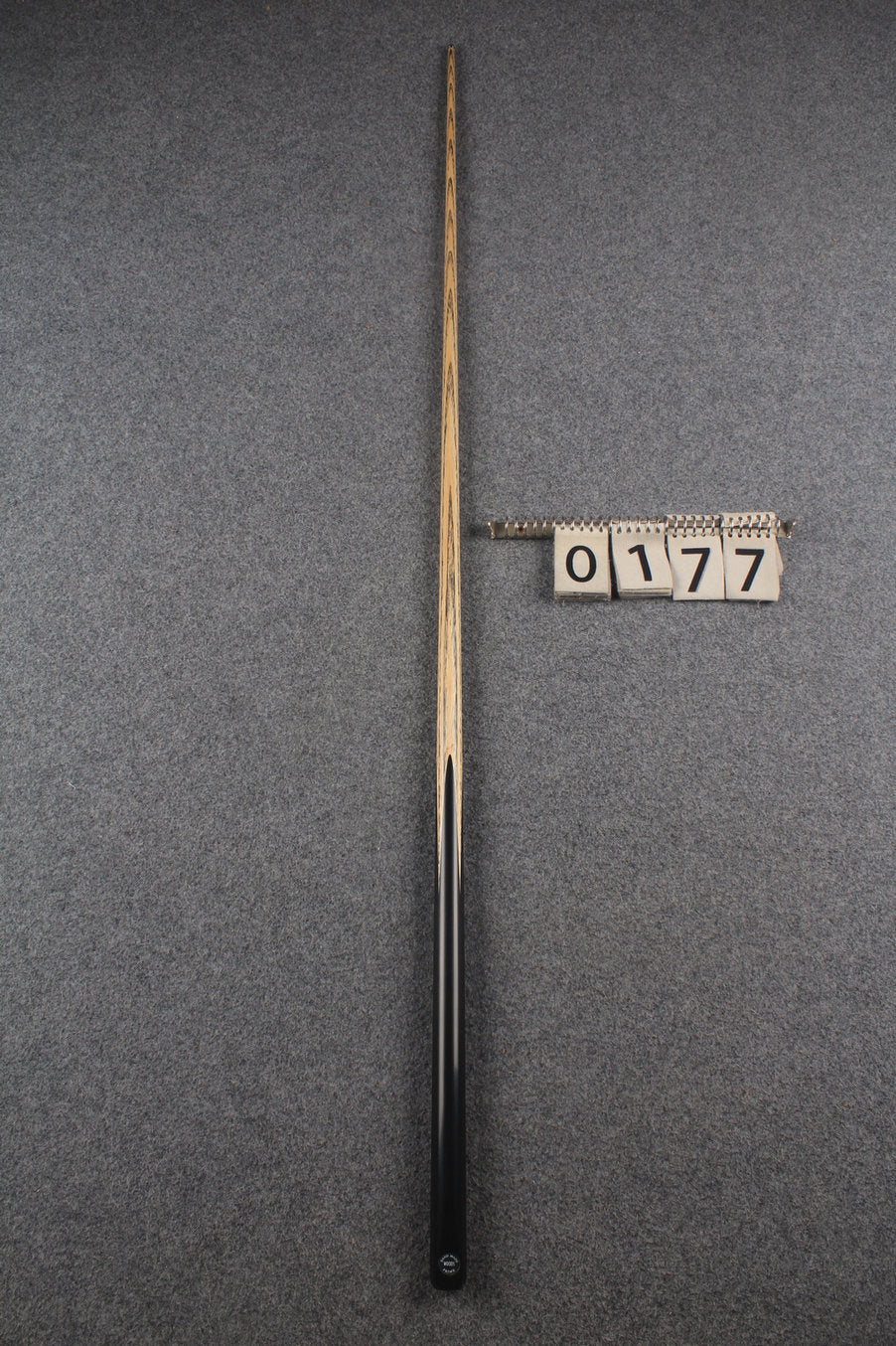 1 piece ash english pool cue # 177