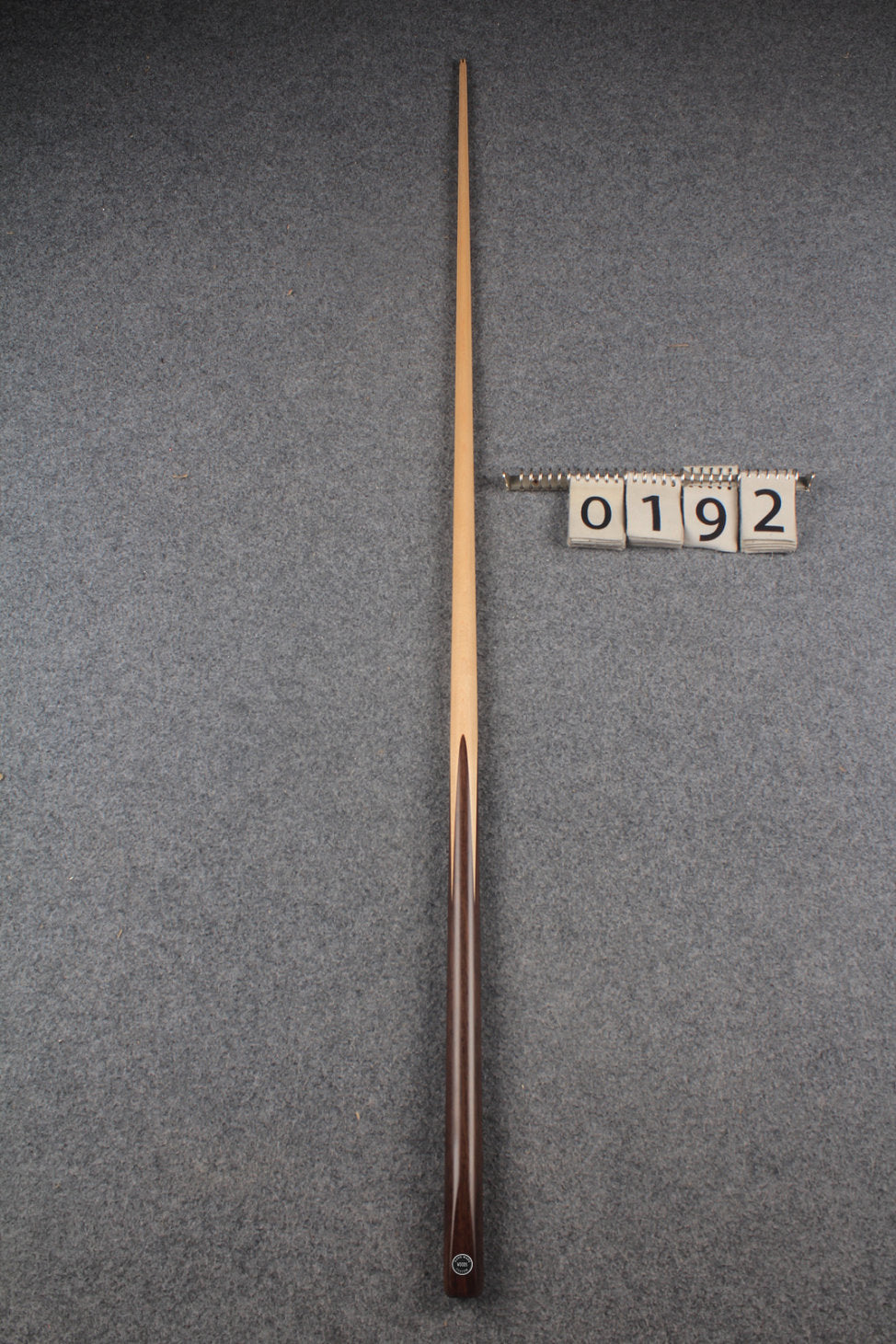 Exclusive 1 piece maple snooker cue #192 woods custom cue