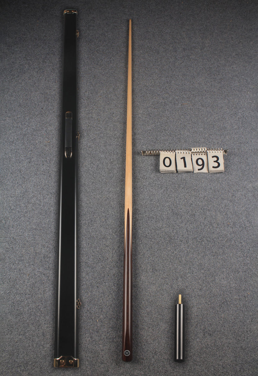 Exclusive 1 piece maple snooker cue #193 woods custom cue WOODS CUES