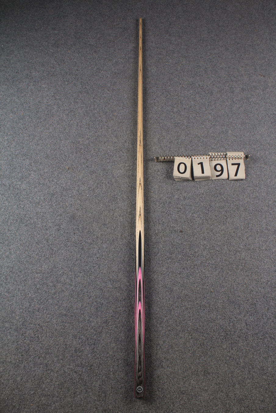 1 piece ash snooker cue #197 woods custom cue