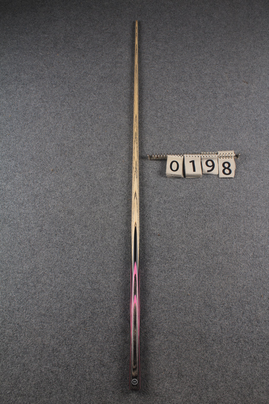 1 piece ash snooker cue #198 woods custom cue