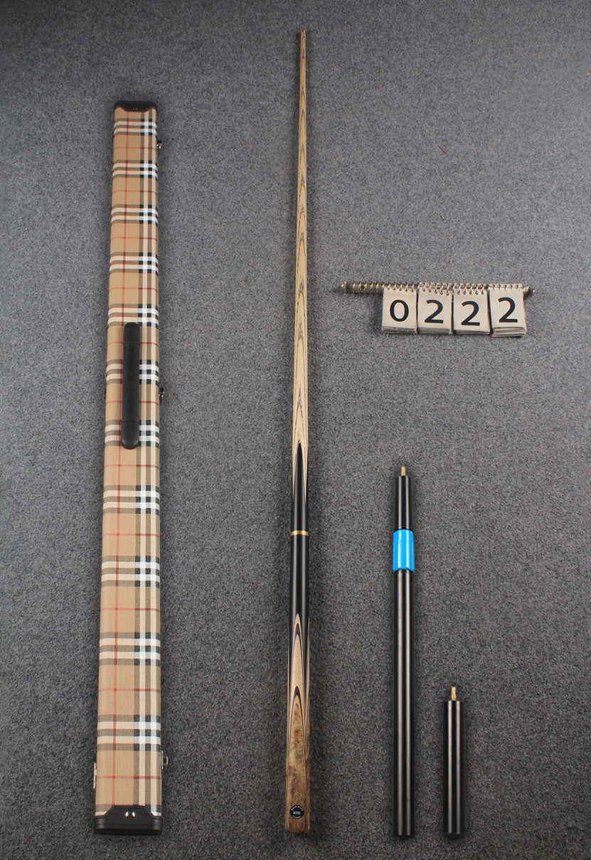 3/4 ash snooker cue #222