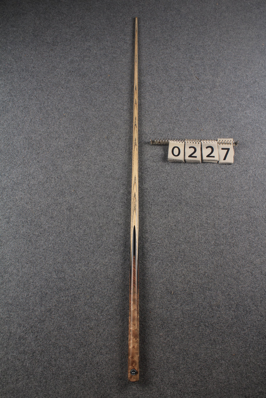 1 piece ash english pool cue # 227