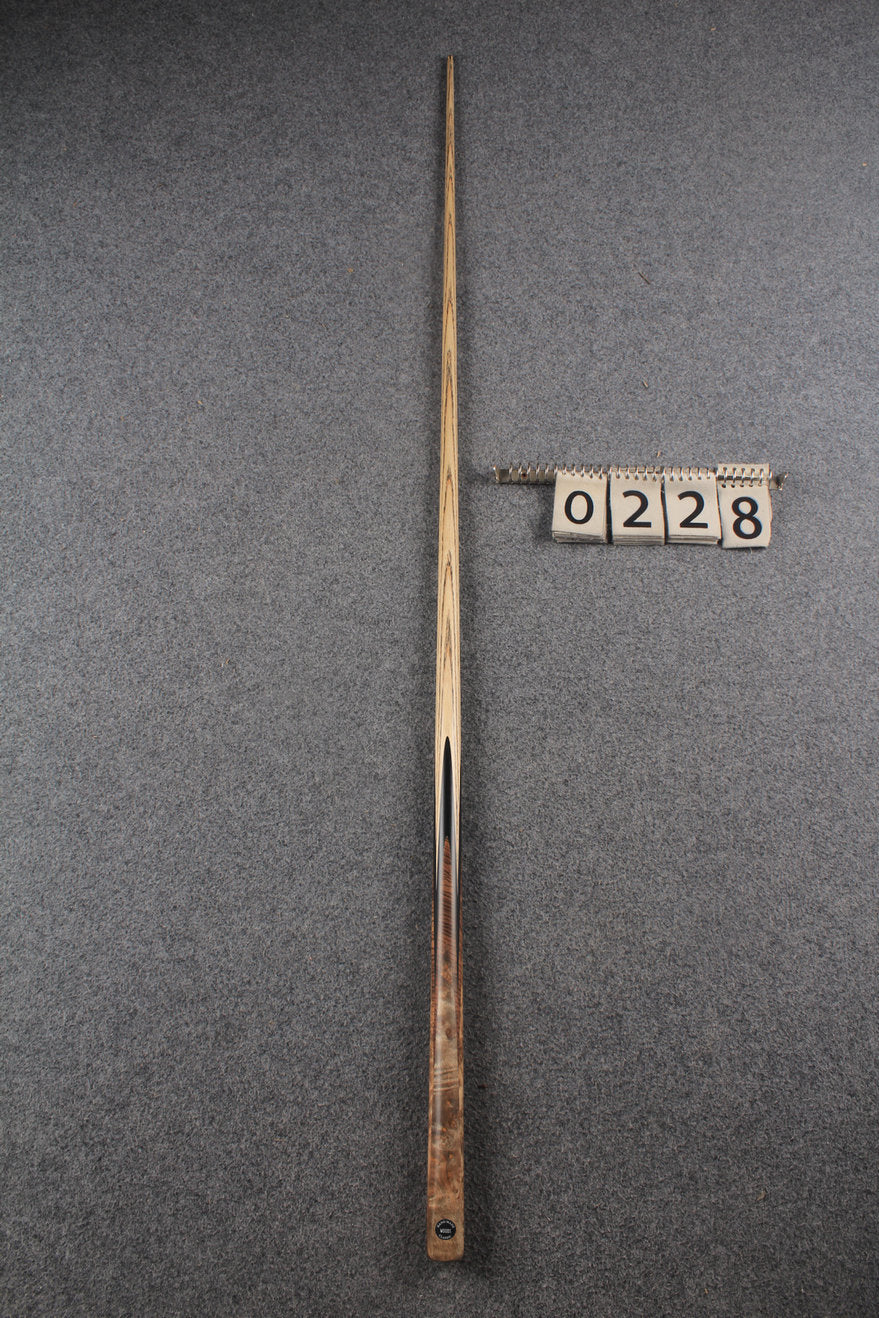 1 piece ash english pool cue # 228