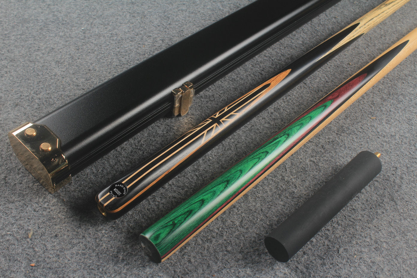 1 piece ASH english pool cue + break cue + case # 229
