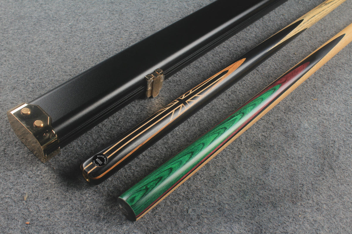 1 piece ASH english pool cue + break cue + case # 229