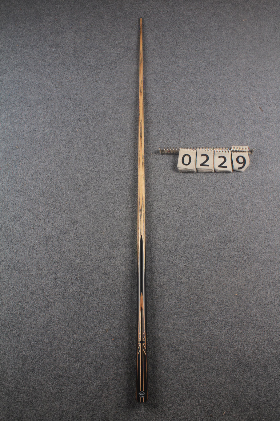 1 piece ASH english pool cue + break cue + case # 229