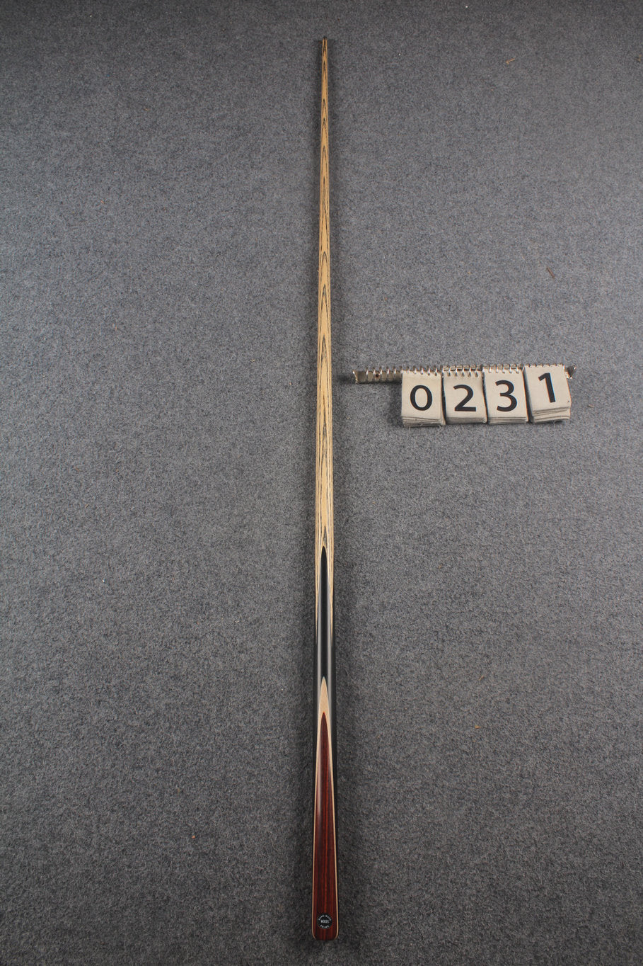 1 piece ASH english pool cue + break cue + case # 231
