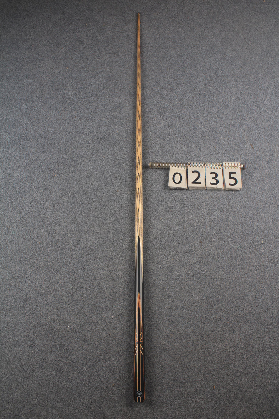 1 piece ash english pool cue # 235