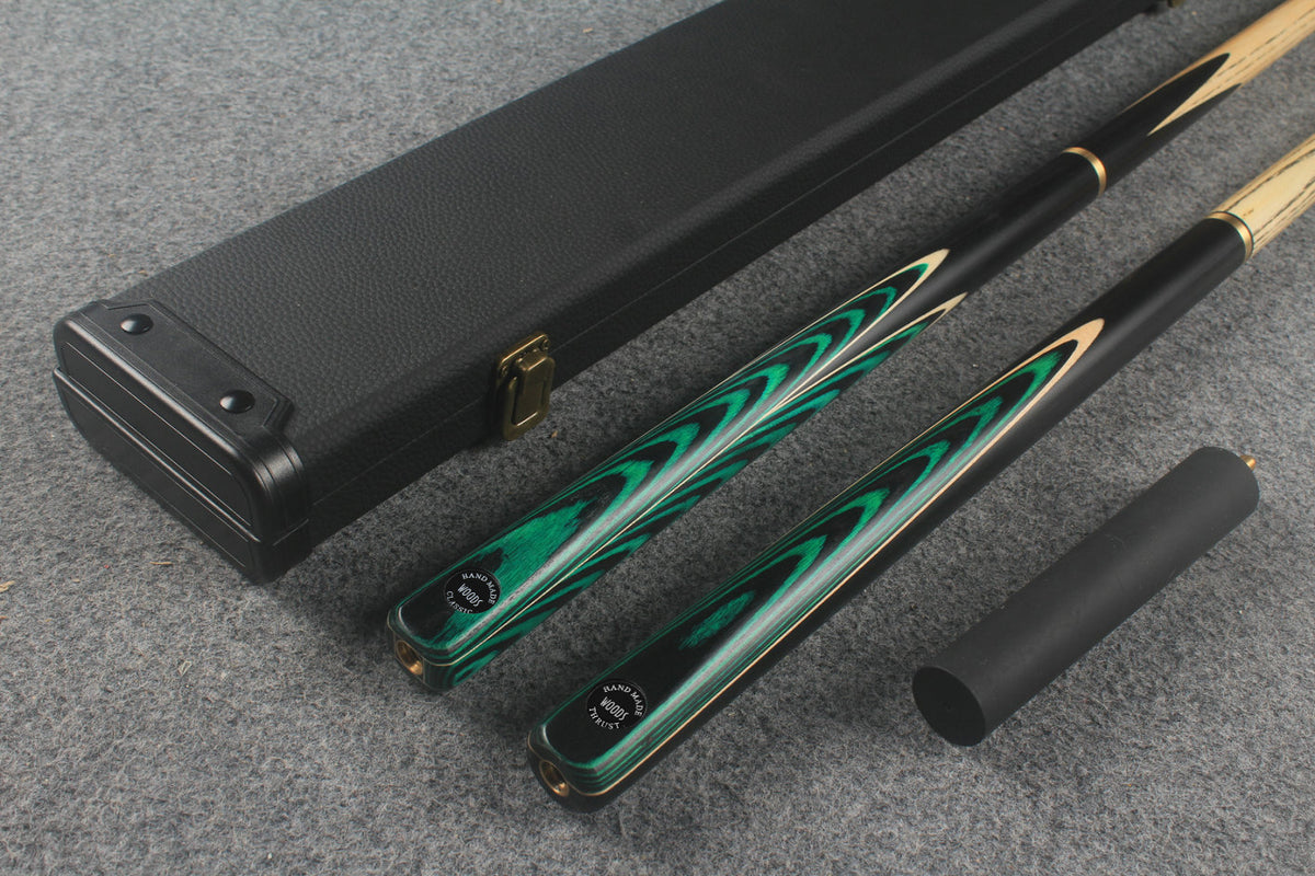 3/4 ASH english pool cue + break cue + case # 254