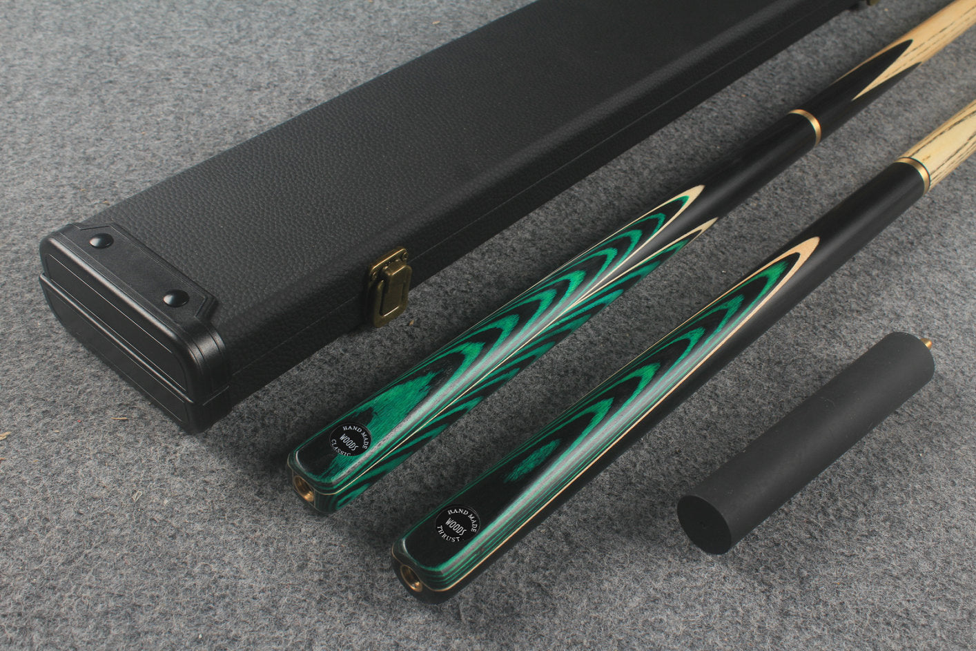 3/4 ASH english pool cue + break cue + case # 254