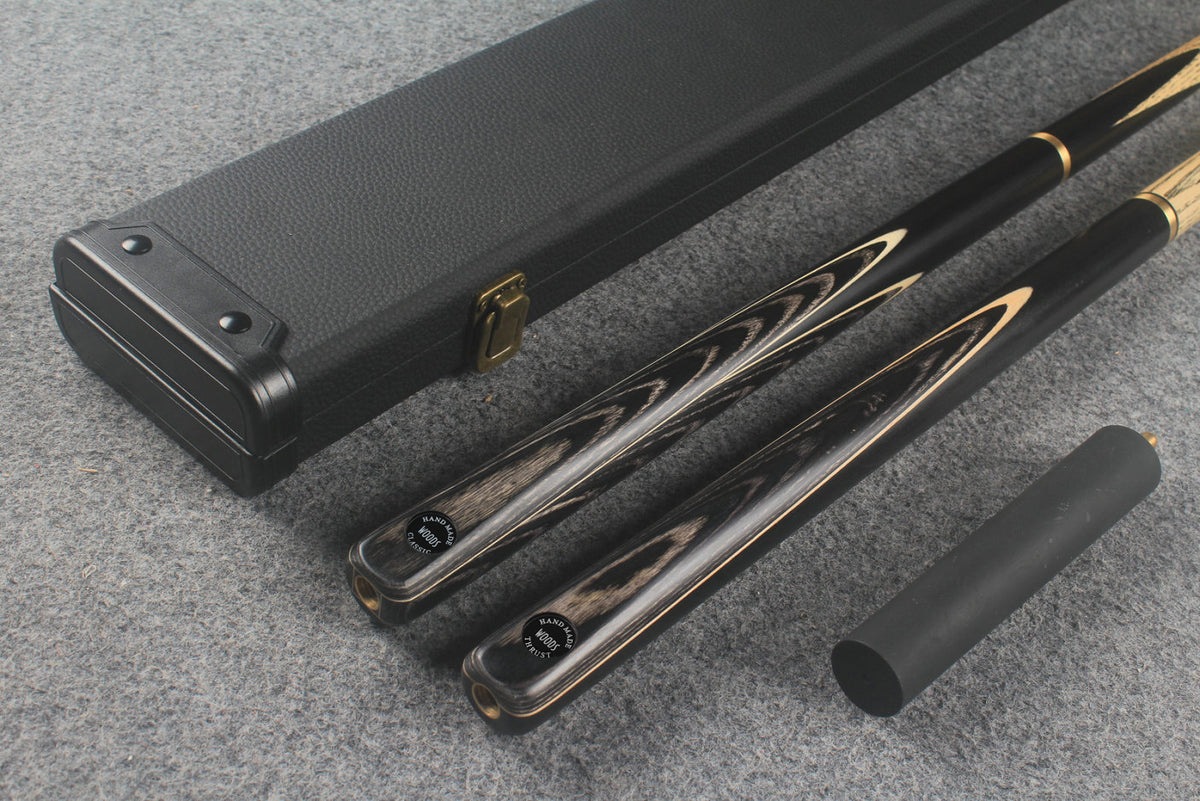 3/4 ASH english pool cue + break cue + case # 255