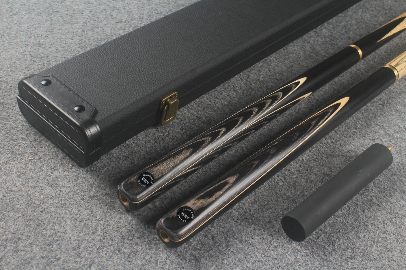 3/4 ASH english pool cue + break cue + case # 255
